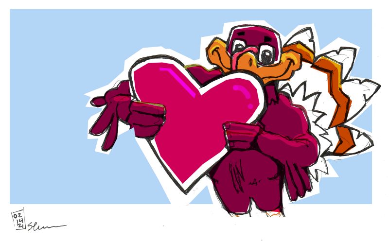 Hokie Bird Heart